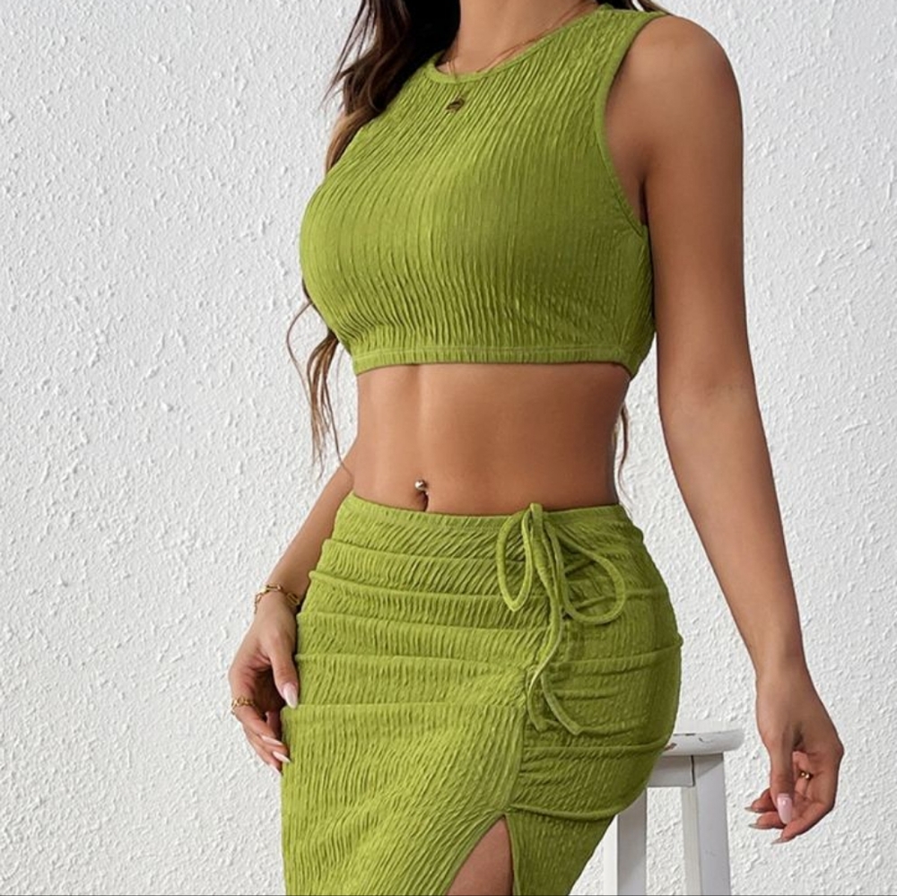 Electric Lime Skirt Set - Picture 14 of 15